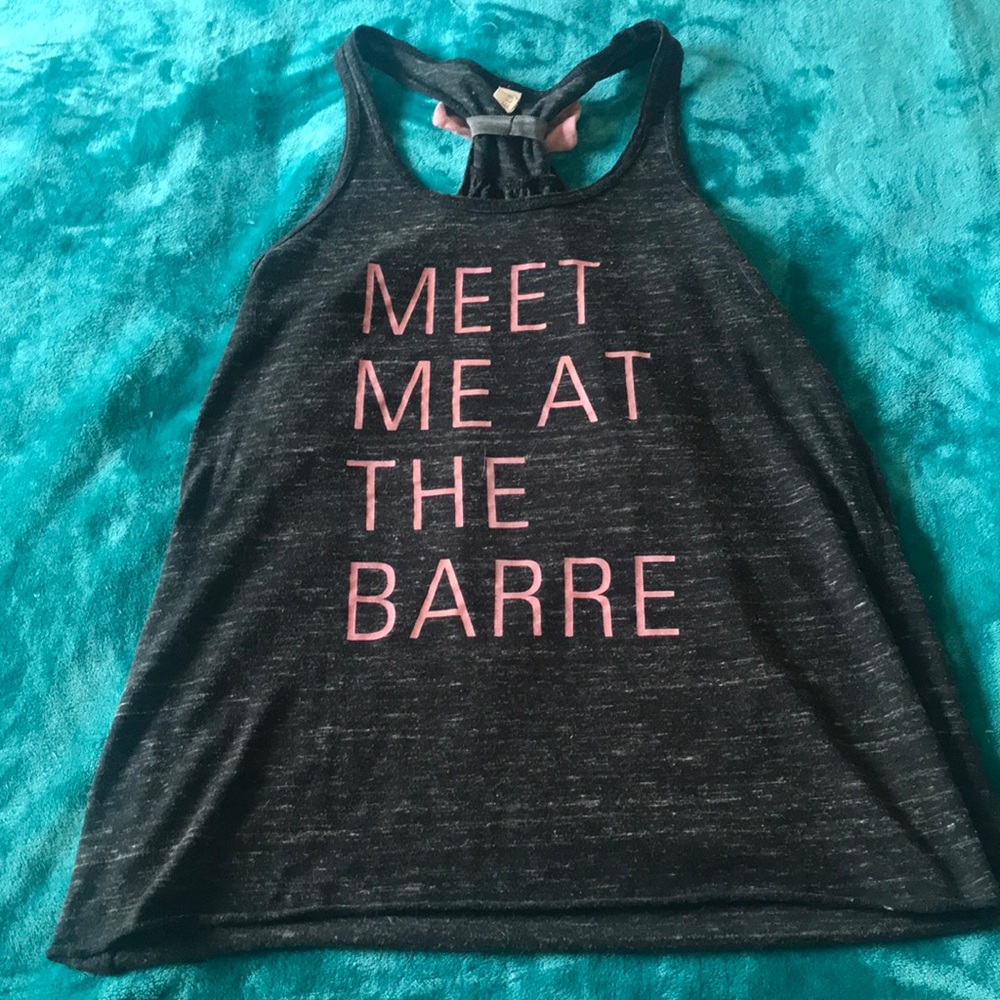Barre fitness tank top
